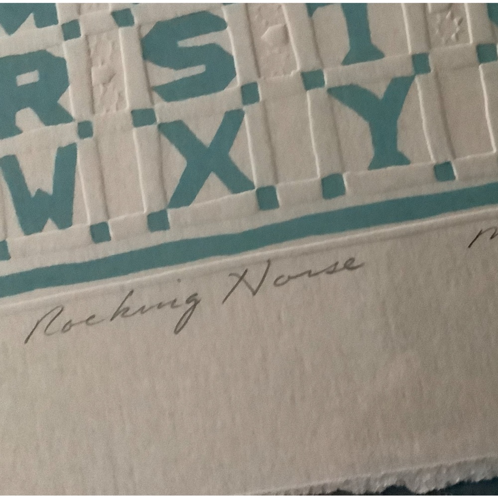 Mary Rutherford Limited Signed & Numbered Quilt Pattern - Rocking Horse - Picture 5 of 6
